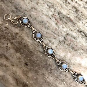 Sterling silver opalite bracelet